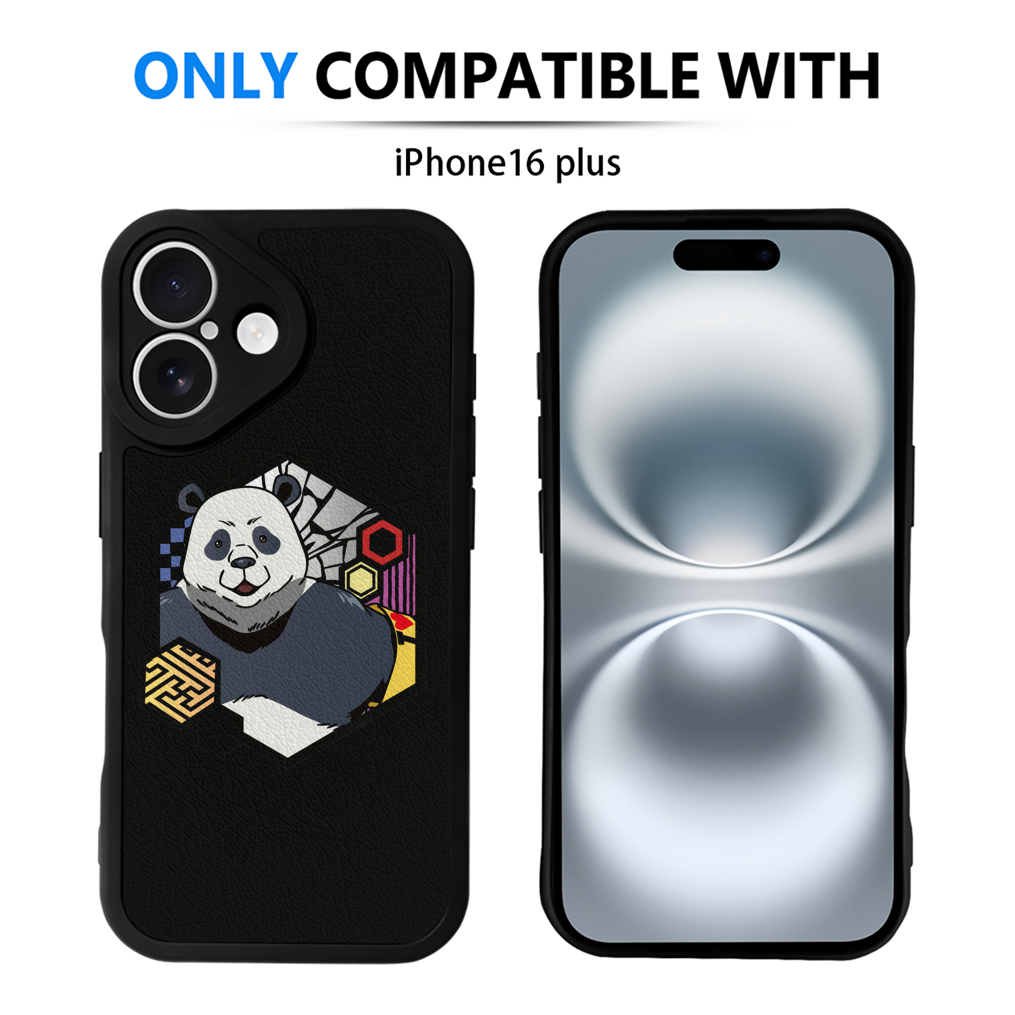 （画像用） 呪術廻戦 Jujutsu Kaisen 【iPhone 16シリーズ対応】シリコンスマホケース（レザー調） 材質：シリコン
